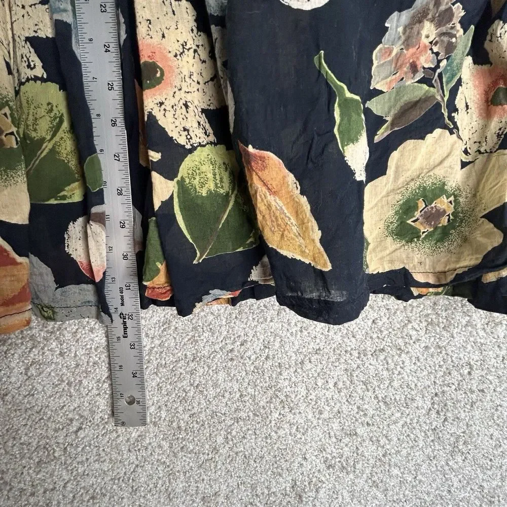 Vintage Phool Maxi Skirt Floral Size Medium Multicolor‎ Colorful